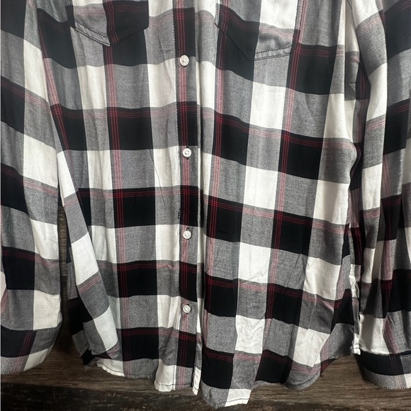 Como Vintage Black and White Plaid Button Down Shirt - Picture 10 of 10